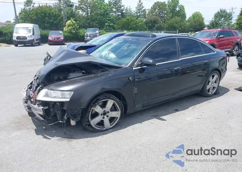 2008 Audi A6 4.2 из США, поврежденный, VIN WAUDV74F98N067038